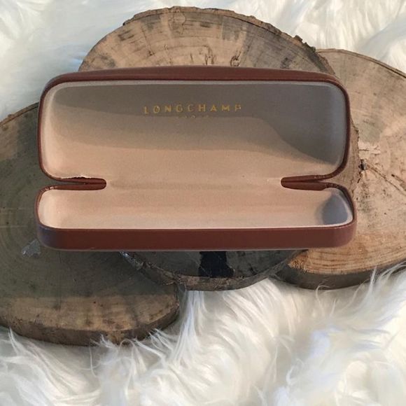 New CASE ONLY Longchamp brown sunglass case  - Picture 5 of 6